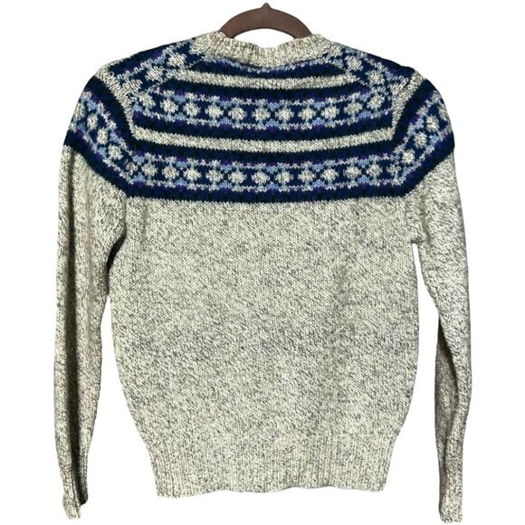 Vintage Northern Isles Kids Fair Isle Wool Sweater Children's Large - Picture 2 of 8